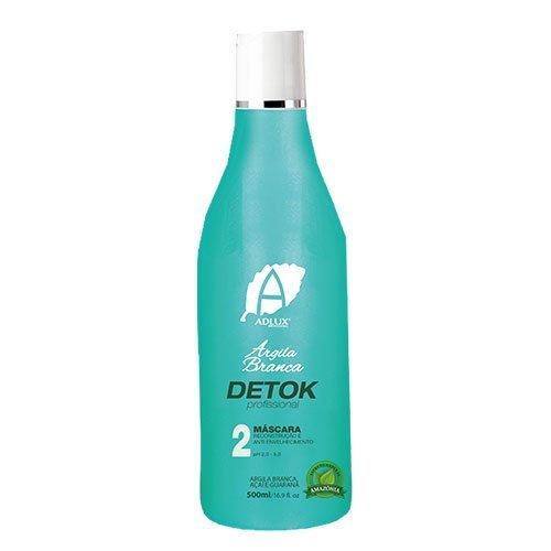 P2 Máscara Argila Branca Detok Profissional - 500ml